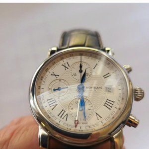 Montblanc star chronograph utc automatic swiss watch 107113